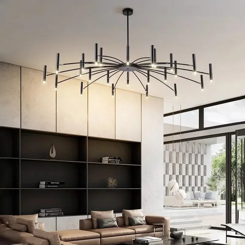 Minimalist LED Ceiling Chandelier for Living Dining Room Decor