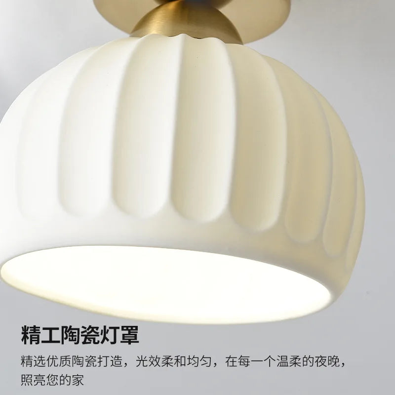 Nordic Acrylic Chandelier LED Ceiling Lamp for Aisle Corridor Balcony, E27 Fixtures
