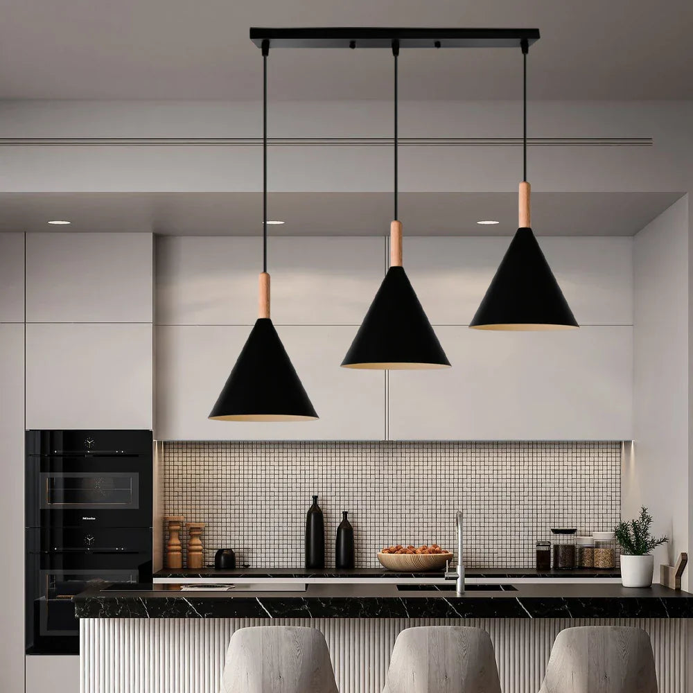 Nordic Retro LED Pendant Chandelier for Modern Home Lighting