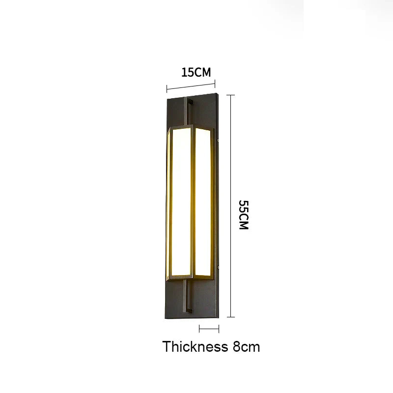 Outdoor Stainless Steel LED Wall Lamp IP65 Garden Sconce Light