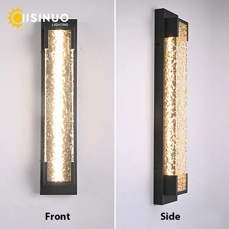 Dimmable LED Stainless Steel Outdoor Wall Sconce for Villa Garage Garden Courtyard