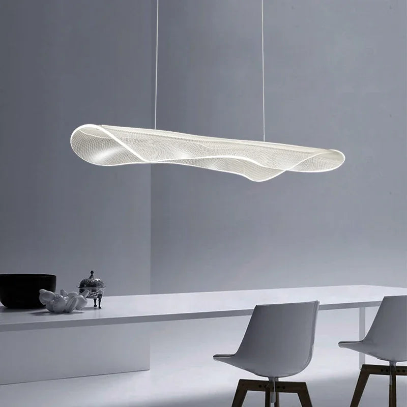 Modern Arc Acrylic LED Pendant Light Chandelier for Living Dining Room