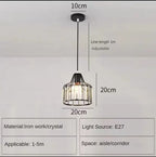 Modern Nordic Glass Chandelier for Kitchen Island Dining Room Lighting Fixtures