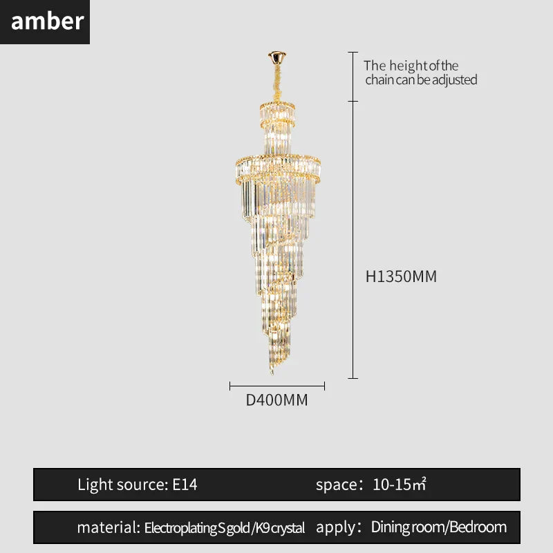 Crystal Chandelier | French Simple Design for Dining Room, Living Room, and Master Bedroom