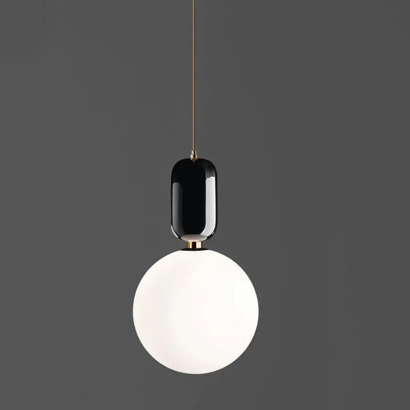 Minimalist Glass Pendant Chandelier for Dining and Bedroom Lighting