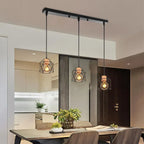 Wood LED Pendant Chandelier: Modern Nordic Home Decor Hanging Light for Kitchen, Living, Dining Room