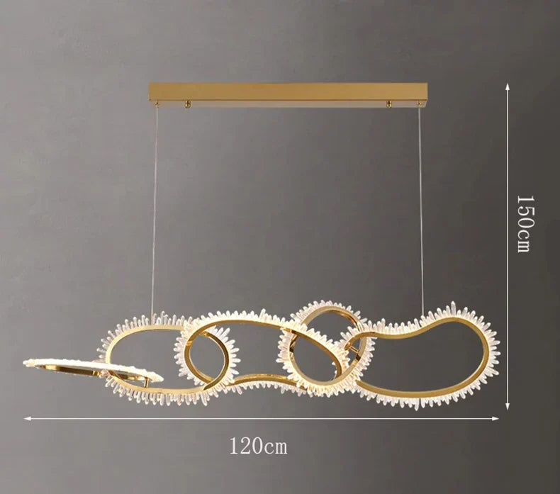 Modern LED Pendant Light Chandeliers for Living and Dining Room Lighting