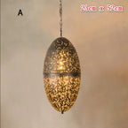 Turkish Pendant Lamp: LED Morocco Lighting for Restaurant, Bar, and Hallway