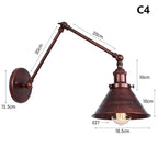 Modern Minimalist Adjustable Long Arm Wall Sconce for Living Room, Dining Room