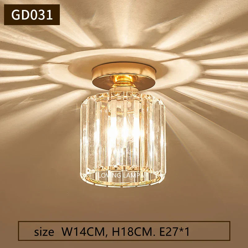 Crystal Stainless Steel Ceiling Pendant Light for Luxurious Living