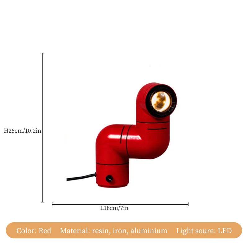 Water Pipe Floor Lamp: Modern Lighting for Living Room, Bedroom, or Entryway