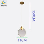Crystal LED Chandelier Tricolor Light Pendent Lamp for Modern Living Room
