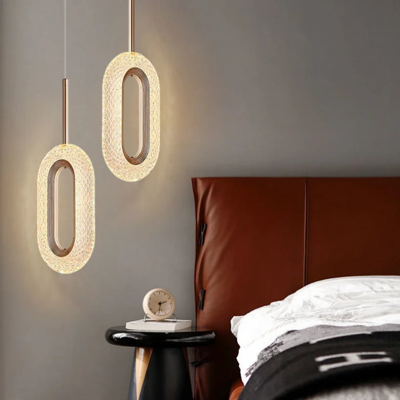 Bedside Pendant Lights | Modern Indoor Chandelier for Bedroom Ceiling Decor