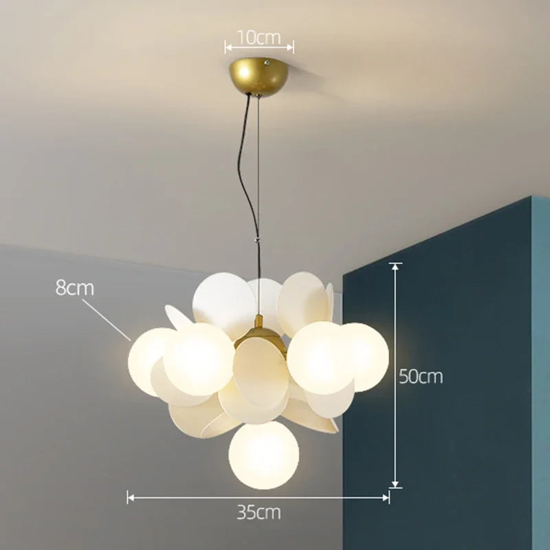 Branch Chandelier: Modern Colorful LED Ceiling Light for Bedroom and Living Room