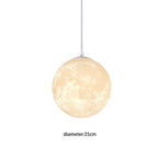 Moon Medal LED Pendant Light – Modern Indoor Hanging Lamp for Home Decor