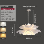 White Acrylic LED Bedroom Chandelier, Modern Nordic Design for Living Room and Girl's Room