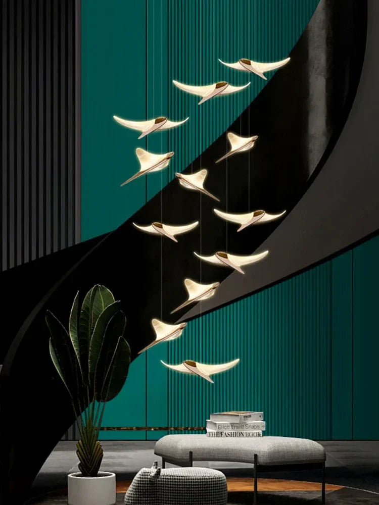 Ocean Dolphin Pendant Chandelier