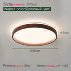 LED Ceiling Lamp: Simple Modern Round Study Bedroom Balcony Light