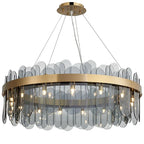 Nordic Glass LED Chandelier for Living Spaces, Hotels, and Restaurants