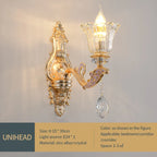 Luxury European Crystal Chandelier Living Room Lamp