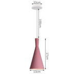 Nordic Pink Chandelier LED Pendant Light Modern Minimalist Ceiling Lamp