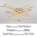 Modern Minimalist LED Ceiling Strip Lights for Living Room, Kitchen, Bedroom