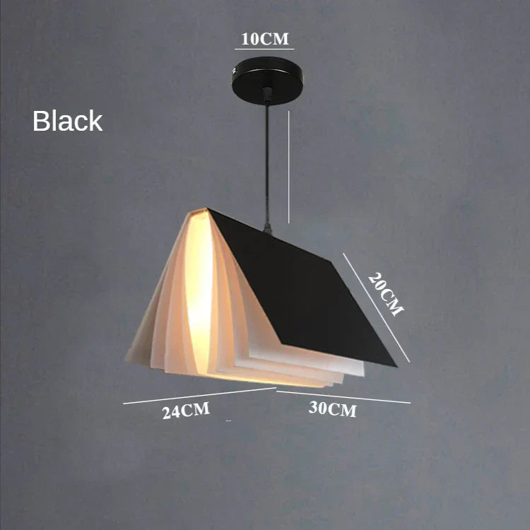 Nordic Design Book Pendant Lamp LED for Living Room Bedroom by Afralia™