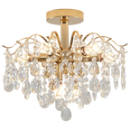 Crystal Chandelier | Luxury Living Room Light | Creative Elegant Lighting