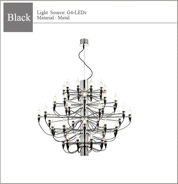 Modern Stairwell Pendant Chandelier Light Fixture for Bedroom, Hall, Hotel