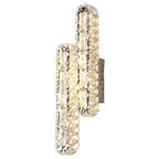 Oval Crystal Wall Lamp: Modern Minimalist Light Luxury for Living Room & Bedroom