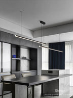 Nordic Minimalist Style Aluminum Chandelier for Dining Table, Bar, or Island