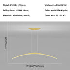 Modern Nordic LED Chandelier for Dining Room Island, Office, and Living Room