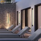 Outdoor LED Strip Wall Lamp for Courtyard Garden Balcony Corridor Decoration