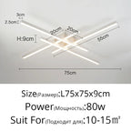 Modern Minimalist LED Ceiling Strip Lights for Living Room, Kitchen, Bedroom