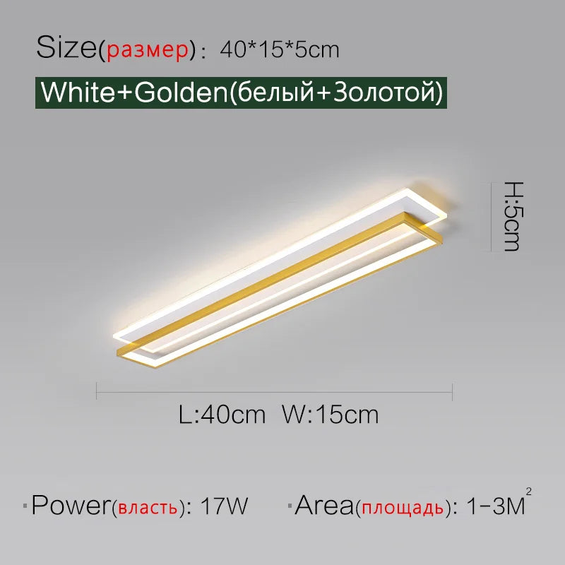 Modern LED Ceiling Light for Aisle, Corridor, Entry, Porch, Balcony, Cloakroom