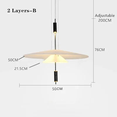 Modern LED UFO Pendant Lights for Home Decor, Dining Room, Bar & Living Room