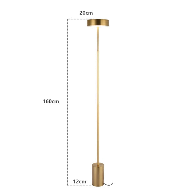 Peak Floor Lamp: Indoor Minimalist Designer Light for Living Room & Bedroom