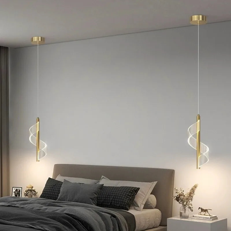 Silver LED Ceiling Pendant for Luxury Home Decor & Kitchen Lighting