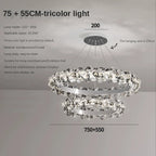 Sun Flower Crystal Rings Chandeliers: Modern Luxury Nordic Home Decor Hanging Ceiling Light