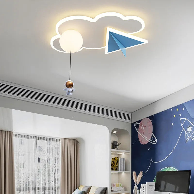 Modern Kids Room Ceiling Chandelier for Bedroom Study Living Room Lighting Fixtures