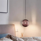 Water Grain Glass Pendant Light for Kitchen Bar Dining Room