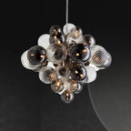 Glass Ball Ceiling Chandelier for Living Room Dining Bedroom - Nordic Air Bubble Pendant Light