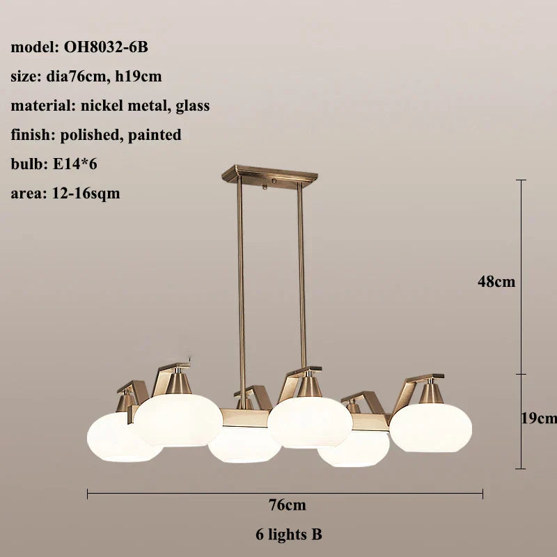 Modern Nickel LED Chandelier Light for Living, Dining, Bedroom - Luminaire