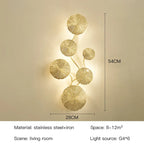 Nordic Lotus Leaf Wall Light: Industrial Style Retro Sconce for Home and Hotel