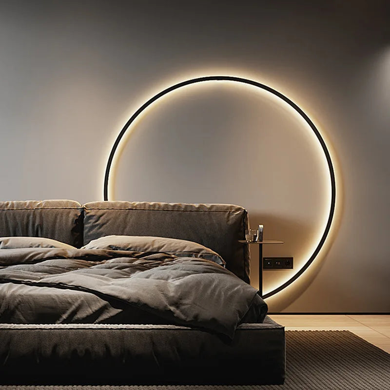 Moon LED Wall Lamp Modern Minimalist Nordic Decor Sconce Fixtures