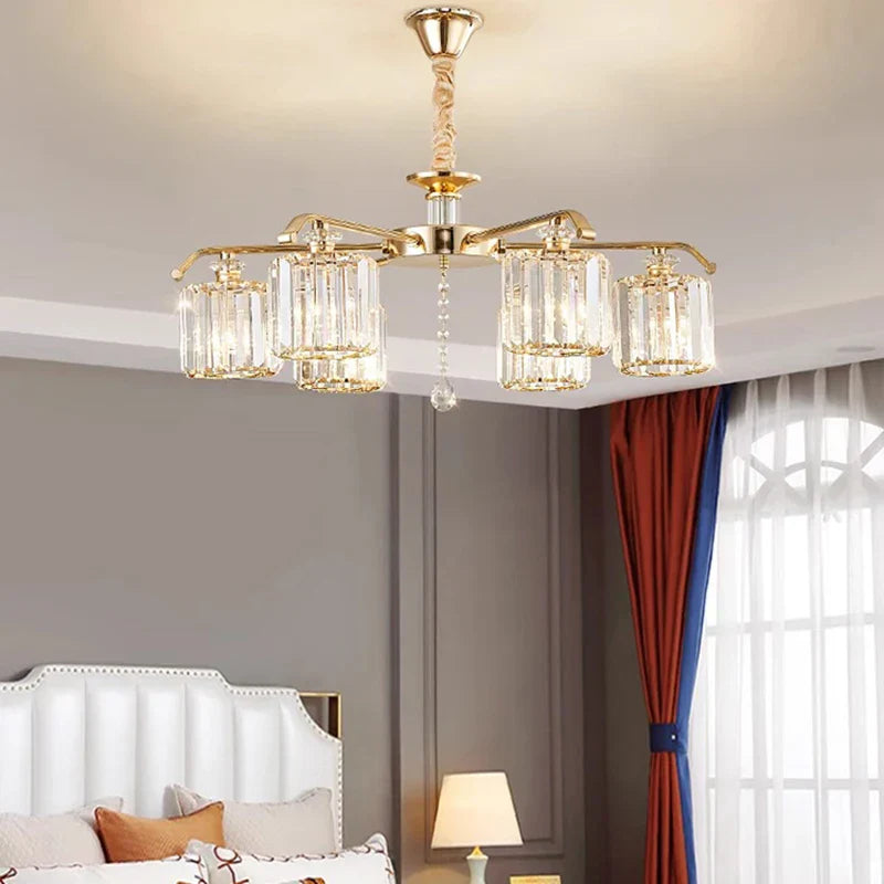 Crystal Lustre Chandelier: Modern Luxury Indoor Lighting Fixtures
