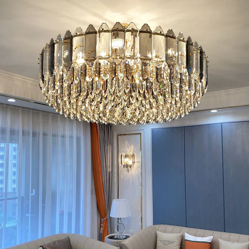 Crystal Chandelier: Post Modern Luxury Light for Living Room, Bedroom, Kitchen & Dining Room