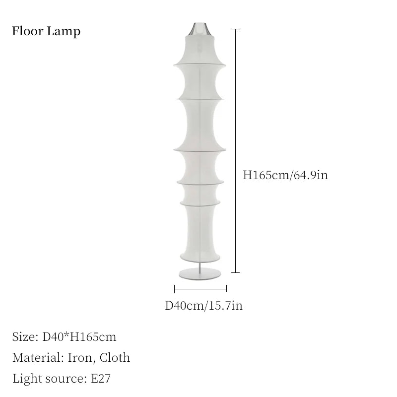 Wabi Sabi Cloth Ceiling Lamp: Japan-inspired Pendant Light for Stylish Home Decor