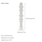 Wabi Sabi Cloth Ceiling Lamp: Japan-inspired Pendant Light for Stylish Home Decor