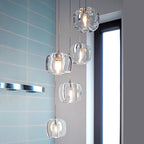 Crystal Staircase Chandelier: Modern Luxury Indoor Lighting Fixture